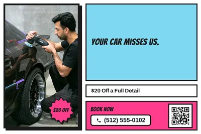 Comic pop · Photo Frame: Your Car Misses Us.