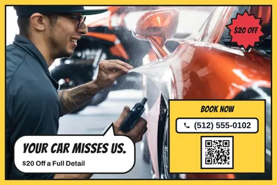 Comic pop · Photo Hero: Your Car Misses Us.