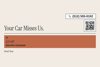Contemporary · Offer Menu: Your Car Misses Us.