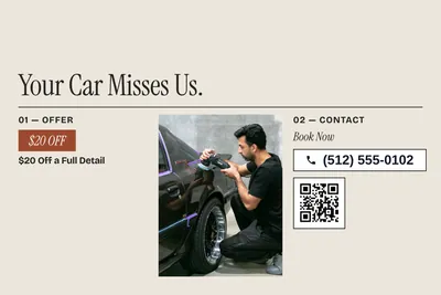 Contemporary · Photo Frame: Your Car Misses Us.