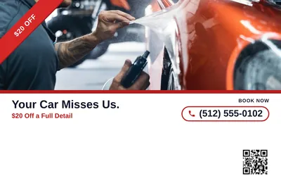 Local Offer · Ribbon and Stack: Your Car Misses Us.