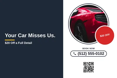 Local Offer · Split Panel: Your Car Misses Us.