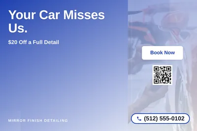 Modern Gradient · Asymmetric Blocks: Your Car Misses Us.