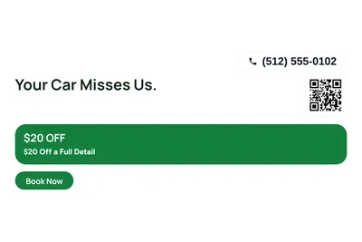 Modern · Offer Menu: Your Car Misses Us.