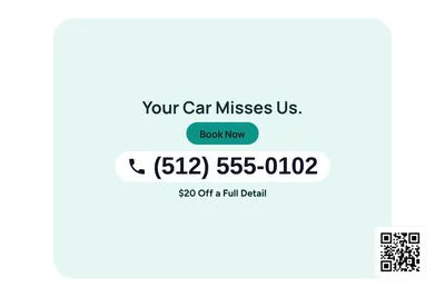 Modern · Phone Billboard: Your Car Misses Us.