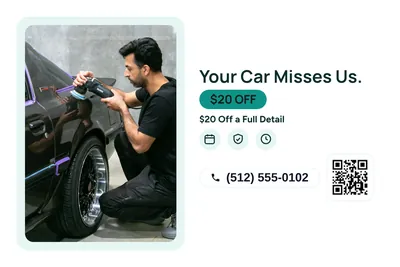 Modern · Photo Frame: Your Car Misses Us.