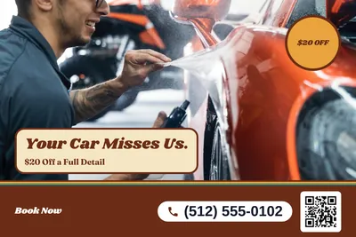 Retro 70s · Photo Hero: Your Car Misses Us.
