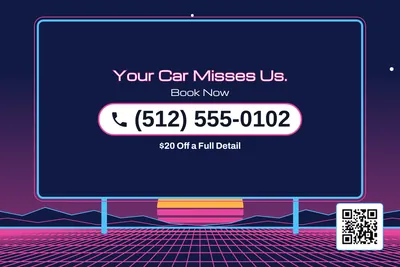 Synthwave · Phone Billboard: Your Car Misses Us.