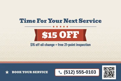 Vintage Americana · Big Offer: Time For Your Next Service