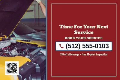 Vintage Americana · Phone Billboard: Time For Your Next Service
