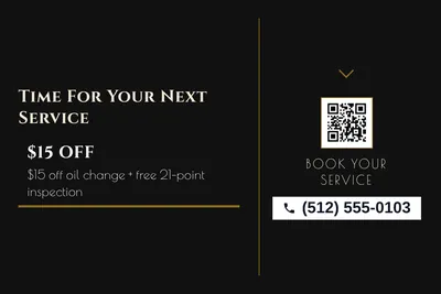 Art deco · Checklist: Time For Your Next Service