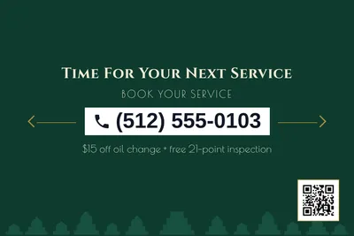 Art deco · Phone Billboard: Time For Your Next Service