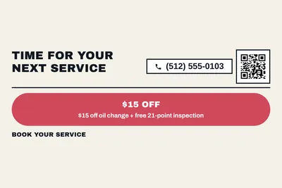 Bauhaus · Offer Menu: Time For Your Next Service