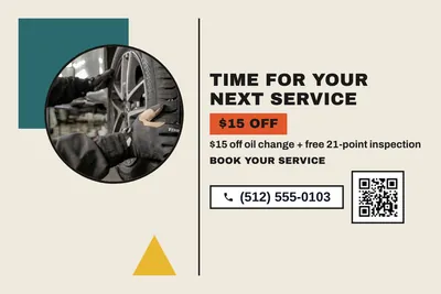 Bauhaus · Photo Frame: Time For Your Next Service