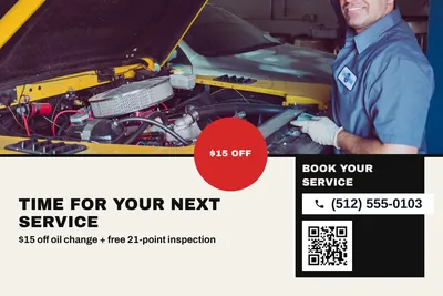 Bauhaus · Photo Hero: Time For Your Next Service