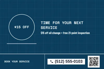 Blueprint · Big Offer: Time For Your Next Service