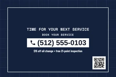 Blueprint · Phone Billboard: Time For Your Next Service