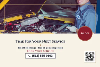 Classic · Photo Hero: Time For Your Next Service