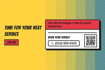 Comic pop · Checklist: Time For Your Next Service