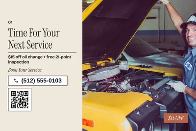Contemporary · Photo Hero: Time For Your Next Service