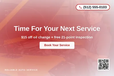 Modern Gradient · Radial Burst: Time For Your Next Service