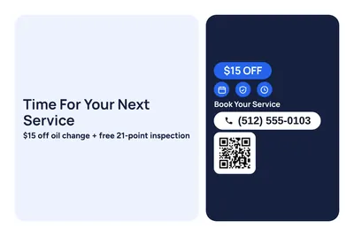 Modern · Checklist: Time For Your Next Service