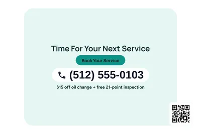Modern · Phone Billboard: Time For Your Next Service