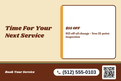 Retro 70s · Checklist: Time For Your Next Service