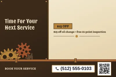 Steampunk · Checklist: Time For Your Next Service
