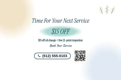 Soft watercolour · Big Offer: Time For Your Next Service