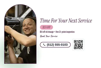 Soft watercolour · Checklist: Time For Your Next Service