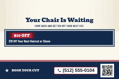 Vintage Americana · Offer Menu: Your Chair Is Waiting