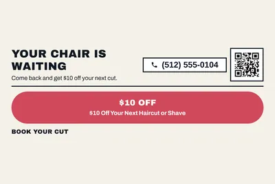Bauhaus · Offer Menu: Your Chair Is Waiting