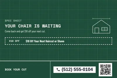 Blueprint · Coupon: Your Chair Is Waiting