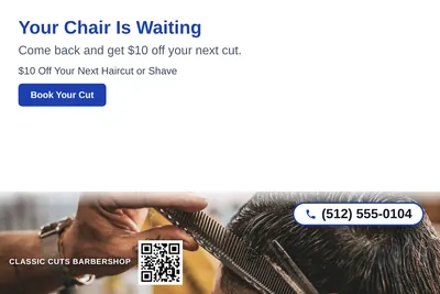 Clean Photo · Photo Bottom Strip: Your Chair Is Waiting