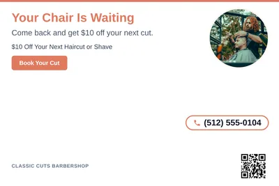 Clean Photo · Circle Photo Accent: Your Chair Is Waiting