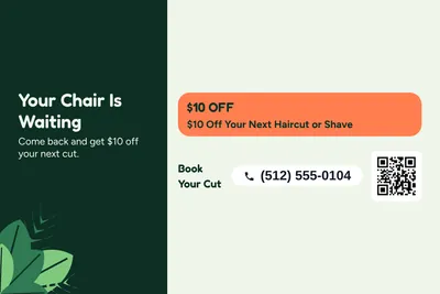 Jungle · Offer Menu: Your Chair Is Waiting
