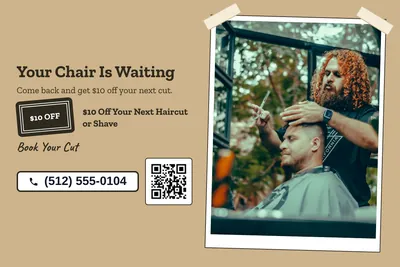 Kraft and stamp · Split: Your Chair Is Waiting