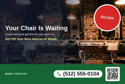Local Offer · Photo Overlay: Your Chair Is Waiting