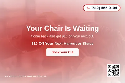 Modern Gradient · Radial Burst: Your Chair Is Waiting