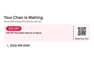 Modern · Coupon: Your Chair Is Waiting