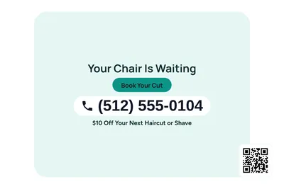 Modern · Phone Billboard: Your Chair Is Waiting