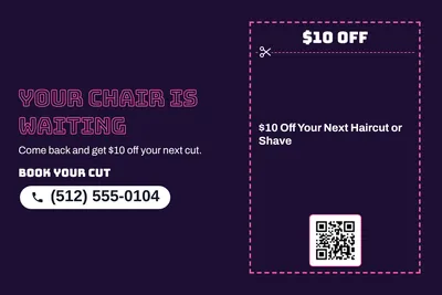 Neon night · Coupon: Your Chair Is Waiting
