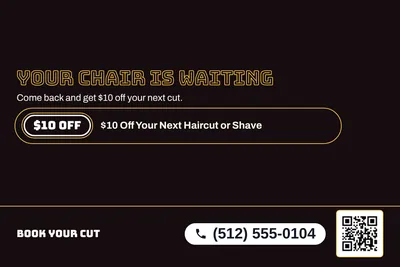Neon night · Offer Menu: Your Chair Is Waiting