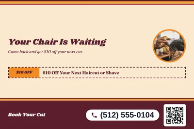 Retro 70s · Coupon: Your Chair Is Waiting