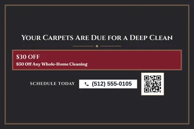 Classic · Offer Menu: Your Carpets Are Due for a Deep Clean