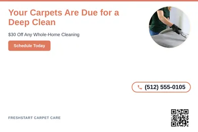 Clean Photo · Circle Photo Accent: Your Carpets Are Due for a Deep Clean