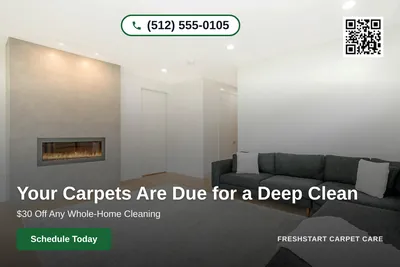 Clean Photo · Full Photo Overlay: Your Carpets Are Due for a Deep Clean
