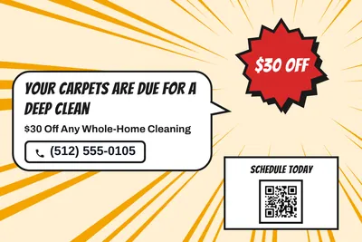 Comic pop · Big Offer: Your Carpets Are Due for a Deep Clean