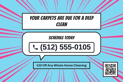 Comic pop · Phone Billboard: Your Carpets Are Due for a Deep Clean